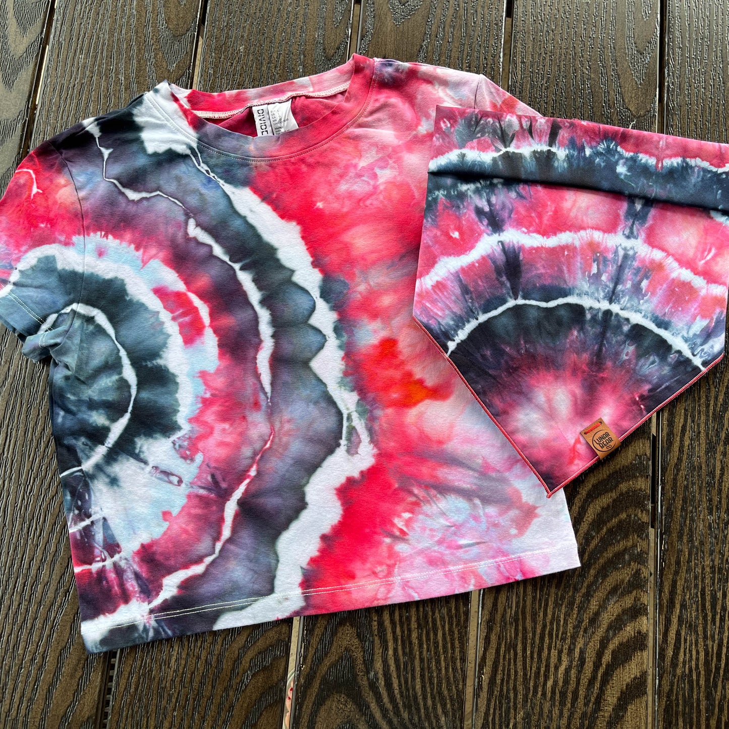 Geode L Crew Crop + L Bandana Combo